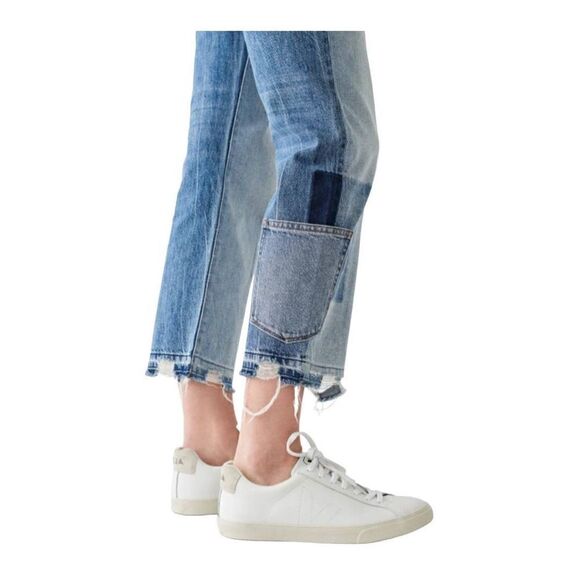 DL 1961Jerry High Rise Non-Stretch Straight Leg Jeans - Picture 11 of 13